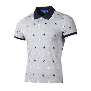 Spring Summer Short Sleeve Polo Tshirts 100 Cotton Mens Polo Shirt Jersey Fabric T Shirt Polo - Product Image 3