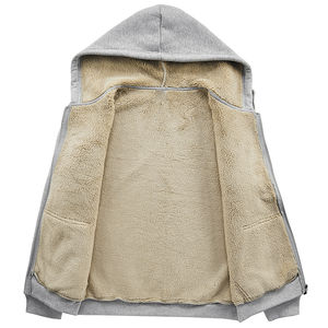 OEM sur mesure 100% coton hommes fermeture éclair sweats à capuche respirant léger séchage rapide deux tons pour la saison d'automne en gros nouveau style - Product Image 3