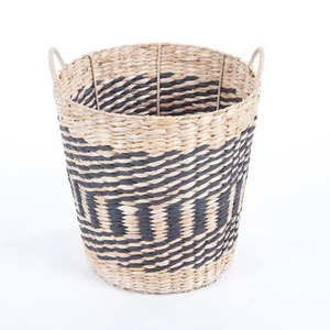 Panier en jonc de mer de meilleure qualité, Service de conception de marque, emballage personnalisé avec Logo, panier de rangement domestique pliable en stock - Product Image 6