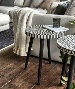 <b>United</b> Trade World's Latest Bone Inlay Bed <b>Side</b> Stool Table for <b>Living</b> <b>Room</b> Home Farmhouse or Bathroom by f s international - Product Image 5