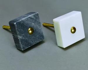 Poignées de porte en bois, marbre et métal de haute qualité, durables, garantissant des performances fiables. - Product Image 3