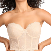 Soutien-gorge convertible sans bretelles pour femme, grande taille, maintien élevé, avec armatures, sans couture, ajustement invisible, multi-positions, confort quotidien, décolleté en V
