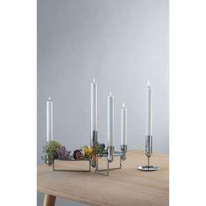 Stylish aluminum candle holder <b>silver</b> finished for hotel restaurant event and interior decoration use daily - Product Image 4