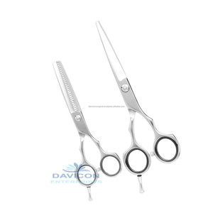 Juego de tijeras de afeitar y adelgazamiento de peluquero profesional, instrumento Manual de acero inoxidable para corte de pelo y peinado - Product Image 3
