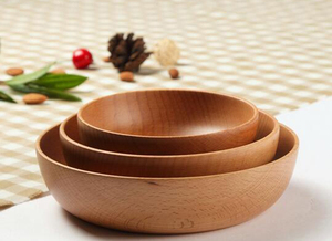 Cuencos de Madera de Acacia y Teca Hechos a Mano, Ecológicos, de Diseño Moderno y Alta Calidad, en Varios Tamaños y Formas, de Vietnam - Product Image 2