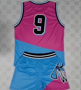 Maillot de basket-ball réversible pour adulte, imprimé par transfert thermique, en maille extensible, ensembles d'uniformes de basket-ball, sans manches, respirant, antibactérien - Product Image 4