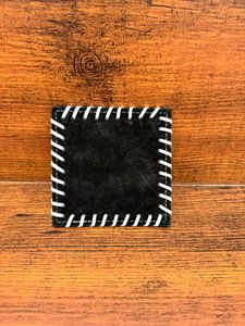 Venta superior hecho a mano Longhorn Cowhide Posavasos Set Western Hair On Hide Posavasos de cuero genuino para bebidas Western Home Decor Gifts - Product Image 6