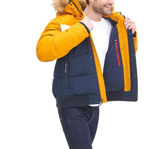 Chaqueta acolchada personalizada para hombre, diseño de moda, con capucha, Burbuja, al por mayor, para invierno - Product Image 1