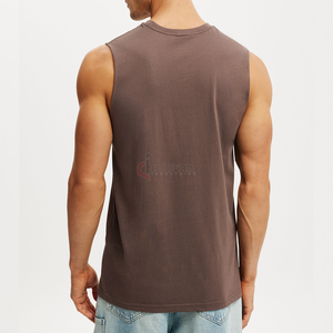 Custom Ribbed Muscle Fit Tank Top <b>Men</b> Stringer <b>Gym</b> Singlet Tight Training Fitness <b>Vest</b> Manufacturer - Product Image 1