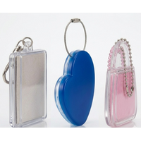 PVC Metal <b>Custom</b> Logo Package Shaker <b>Keychain</b> - Product Image 3