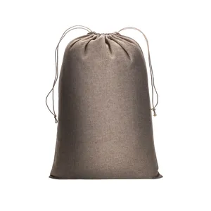 Sacchetti Sportivi Sostenibili con Coulisse in Cotone Riciclato, Borsa Regalo per Gadget Promozionali - Product Image 3