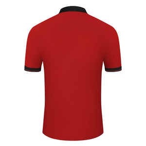 เสื้อโปโลผ้าฝ้าย100% ลายสตรีทแวร์สำหรับผู้ชายทรงโอเวอร์ไซส์ - Product Image 3