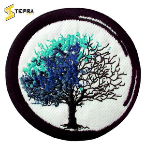 TEPRA SPORTS, prendas de PVC personalizadas, parches bordados hechos a mano para planchar, logotipos impresos con corazón de flores para sombreros, tela principal - Product Image 4