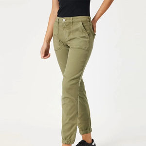 Pantalon cargo pour femme, taille élastique, poches latérales, personnalisez votre logo, imperméable, respirant, streetwear, coupe droite, faible MOQ - Product Image 2