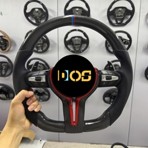 <span class=keywords><strong>Volante</strong></span> de fibra de carbono forjado rojo deportivo <span class=keywords><strong>M</strong></span> con pantalla Led para <span class=keywords><strong>BMW</strong></span> M3 F80 M4 F82 <span class=keywords><strong>E90</strong></span> E91 E92 X5 F15 X6 F16 F10 F30 F32 F36 - Product Image 4