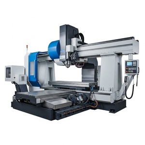 เครื่องจักรกลซีเอ็นซีแบบคอลัมน์คู่ ควบคุมด้วยระบบ FANUC ความแม่นยำสูง สำหรับงานกัดและตัดโลหะหนัก - Product Image 4