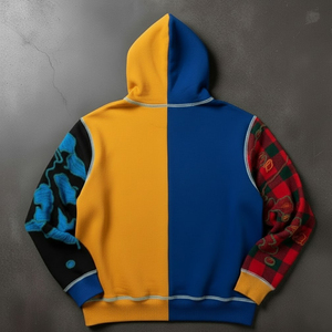 Sweat-shirts Distressed Streetwear Broderie Personnalisée Poids Lourd Effet Délavé au Soleil Sweat-shirt Homme Délavé à l'Acide Coupe Boxy Sweat-shirts Broderie Distressed - Product Image 2