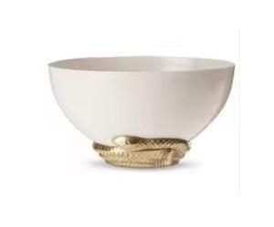 Saladier et dessert en métal plaqué argent à base d'or à prix compétitif pour la maison, l'hôtel et le restaurant utilisent un emballage en carton - Product Image 1