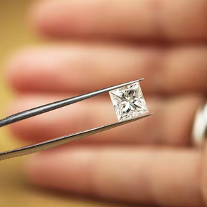 เพชรแท้ทรงเจ้าหญิงสีขาวธรรมชาติลดราคาพิเศษ IGI/ แหวนแต่งงานแฟชั่นสุดหรูพร้อมส่ง - Product Image 1