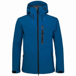 Veste coupe-vent softshell de haute qualité pour homme, coupe ajustée, décontractée, automne-hiver, imperméable, écologique, polyester, nouvelle - Product Image 5