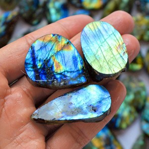 Flashy Labradorite Druzy for Jewelry Making Mix Shape Multi Flashy <b>Raw</b> Rough Druzy Healing <b>Crystals</b> Wire Wrapped Loose Gemstone - Product Image 4