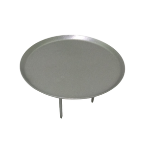 Classique Décoratif Fer Métal Bougie Pilier Titulaire Lumière Argent Couleur Forme Ronde Votive Pour La Décoration De Table - Product Image 4