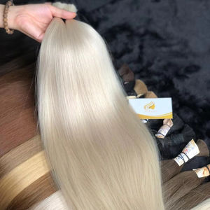 Venta de Fábrica de Cabello Humano Remy 100% Natural, Rubio Templo Indio # Oferta por Tiempo Limitado: Precio al por Mayor de 60 para Pedidos de 100 kg con Envío Gratuito - Product Image 1