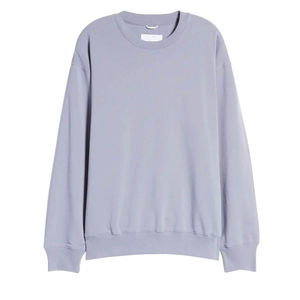 Liso elegante de gran tamaño hombres sudadera sudaderas con capucha de algodón transpirable en blanco de manga larga a granel al por mayor personalizado impreso casual - Product Image 4