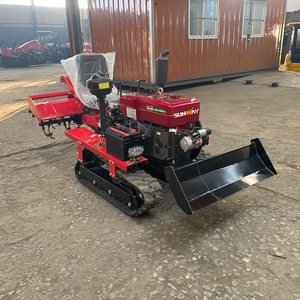 Mini-tracteur agricole rouge ZHONGMEI avec chenilles, moteur multifonctionnel, équipement agricole, garantie 2 ans - Product Image 3