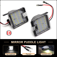 Nouvelle lampe de rétroviseur LED pour Ford C-Max II Focus III Kuga II Escape Mondeo IV-Floor Ground Courtesy Welcome Puddle Lamp