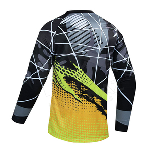 Maillot de course de moto personnalisé à manches longues coupe-vent respirant grande taille Motocross Cyclisme Moto Racing Jersey vêtements de course automobile - Product Image 4
