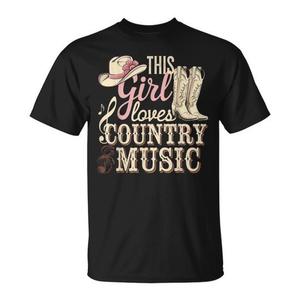 T-shirt promozionale per ragazza amante della musica country - Product Image 1