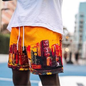 Pantalones cortos de entrepierna de 5 pulgadas para hombre, pantalones cortos de entrenamiento de gran tamaño con logotipo personalizado de Color sólido Dry Fit, pantalones cortos atléticos para hombre fabricados por Dress Sports - Product Image 5