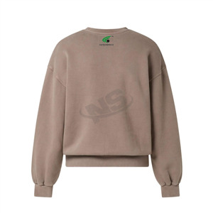 Confortable hommes sweat coton mélangé basiques pull plaine col rond Logo personnalisé col rond hiver mode tenue décontractée - Product Image 4