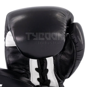 Gants de boxe à lacets Gants de boxe de qualité supérieure pas cher Prix Gants de boxe à lacets Tissu en cuir Vêtements pour jeunes - Product Image 4