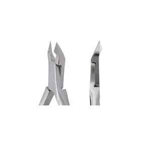 Pinzas para cutículas afiladas a mano con acabado mate súper afilado, junta de regazo a prueba de óxido de doble resorte, pinzas para uñas para cutículas de uso en salón de 5mm - Product Image 5