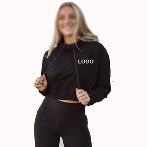 Vente en gros de sweatshirts et sweatshirts à capuche pour femme avec logo imprimé personnalisé Vente en gros de pullover pour femme - Product Image 6