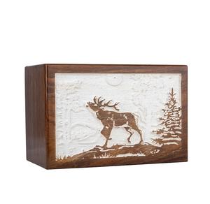 Urna hecha a mano de palisandro para cenizas humanas, caja de madera personalizada para adultos, urna para mascotas para perros y gatos, hecha a mano - Product Image 1