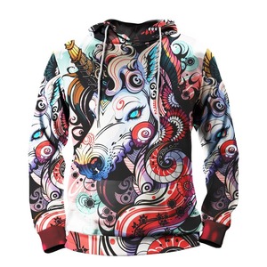 Sudaderas con Capucha de Forro Polar 100% Algodón Unisex al por Mayor, Venta Caliente, Estampado Completo, Logotipo 3D Personalizado, Patrón Sólido, Cuello con Capucha - Product Image 3