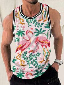 เสื้อกล้ามถักนิตติ้งสำหรับผู้ชายเสื้อกั๊กออกกำลังกายผ้าคอตตอน100% เข้ารูปกล้ามเนื้อติดโลโก้แบบกำหนดเองสำหรับฤดูร้อน - Product Image 3