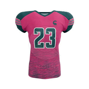 Uniforme de fútbol americano personalizado, ligero y transpirable, nuevo estilo con mangas cortas y colores personalizados - Product Image 2