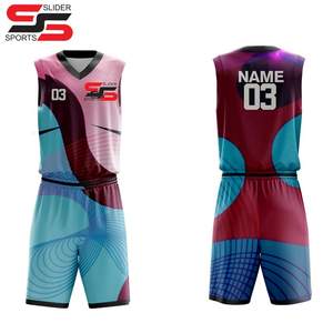 เครื่องแบบบาสเก็ตบอลสำหรับผู้ชายและผู้หญิงเครื่องแบบบาสเก็ตบอลใส่ได้ทั้งชายและหญิงทำจากโพลีเอสเตอร์100% ปักโลโก้ได้ตามต้องการดีไซน์ล่าสุด - Product Image 6