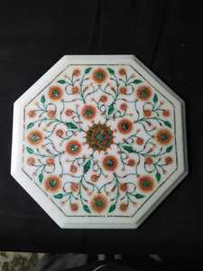 Mesa redonda de piedra semipreciosa para comedor, sala de estar y cocina, muebles para el hogar con sillas de comedor, armarios - Product Image 6