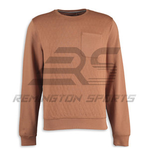 High Quality <b>Sweatshirts</b> Men <b>Quilted</b> <b>Sweatshirt</b> Soft Professional <b>Sweatshirt</b> Custom Men - Product Image 1