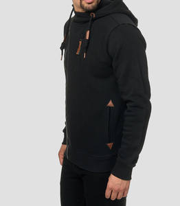 Dernier design, style à fermeture éclair latérale, logo imprimé, 100% coton, sweat-shirt unisexe personnalisé, impression puff, sweat-shirt pour homme, sweat-shirt surdimensionné - Product Image 4