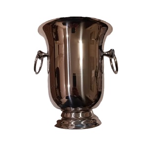 ถังเก็บน้ำแข็งโลหะด้ามจับด้านข้างตู้แช่เบียร์ไวน์หรูหราสำหรับปาร์ตี้สำหรับแชมเปญผู้ผลิตในอินเดีย - Product Image 2