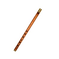 Wholesale Price Wooden Sound Hand Carved Stabilized Wood Flute Folk Wind Music Instrument Woodwind Handmade Brown