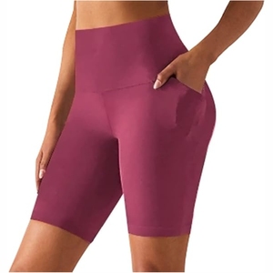 Nuevo 2025 Venta caliente Pantalones cortos de gimnasio sin costuras personalizados con diseño Deportes Fitness Yoga Entrenamiento leggings, sin costuras, cintura alta - Product Image 2