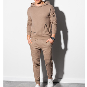 Conjuntos de chándal de poliéster y algodón 100% con precio al por mayor para hombre, chándal de entrenamiento de invierno con bolsillos con cremallera - Product Image 2