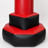 Sac de frappe gonflable pour enfants de 67 pouces, ensemble d'entraînement de boxe avec gants, rebond rapide, jouet de pratique de karaté autoportant pour la maison et la salle de sport